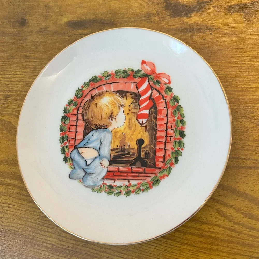 Vintage 1982 Jasco Christmas plate🎄
